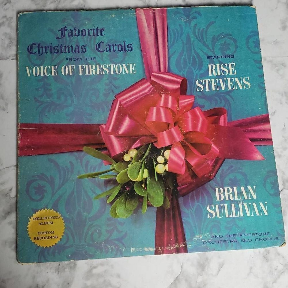 Voices of‎ Fireston Favorite Christmas Carols Vinyl Record